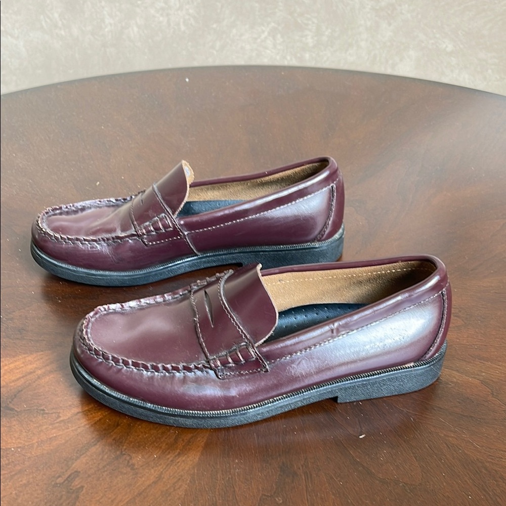 Sperry Kids Burgundy Dress Loafers Size 4 M - Picture 2 of 4